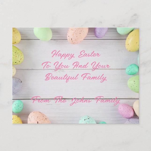 EASTER POSTCARD (Front)