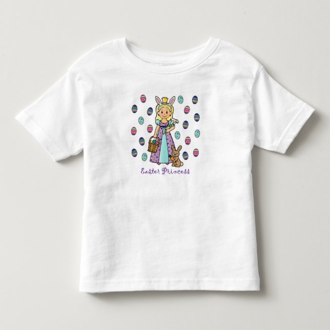 Easter Princess Toddler T-Shirt (Front)