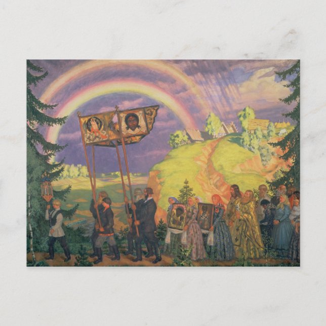 Easter Procession, 1915 Holiday Postcard (Front)