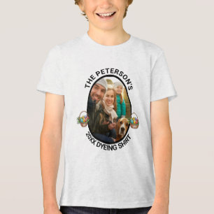Easter Pun Custom 2025 Family Photo Dyeing Shirt
