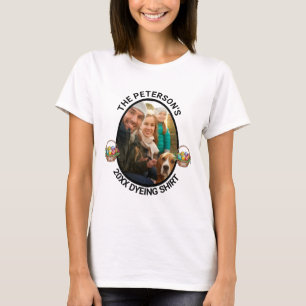 Easter Pun Custom 2025 Family Photo Dyeing Shirt