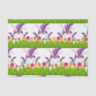 Easter Purple Gnome Tissue Paper
