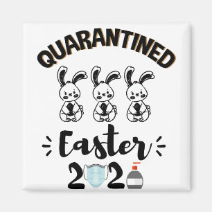 Easter Quarantine 2021 Happy Easter 2021 Shirt Magnet