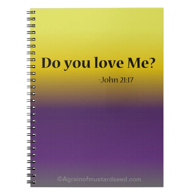 Easter Quotes Spiral Notebook (Front)