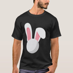 Easter Rabbit Bunny Golf Ball Golfer Funny Holiday T-Shirt