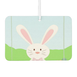 Easter rabbit car air freshener