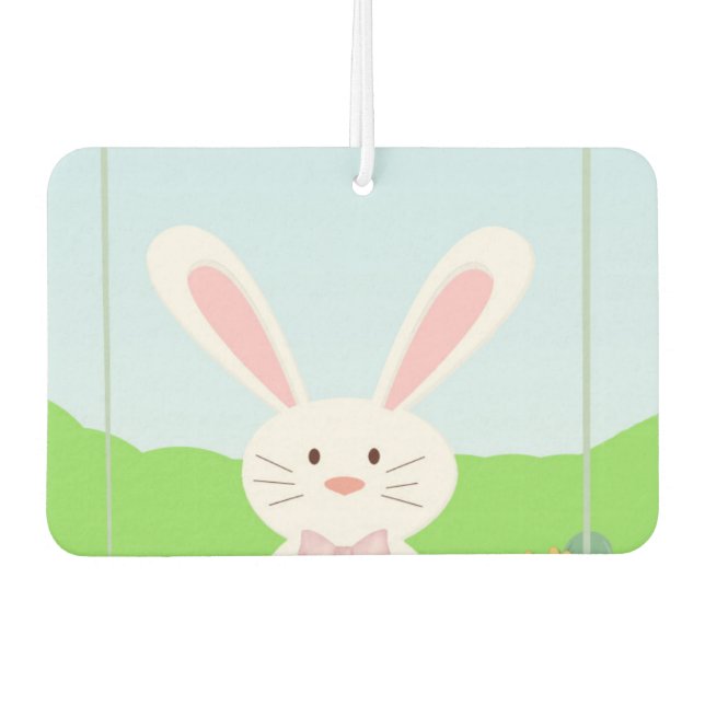 Easter rabbit car air freshener (Front)
