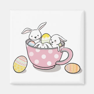 Easter Rabbit Egg  Magnet
