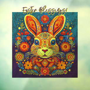 Easter Rabbit - Folk Art - Personalizable Easter 