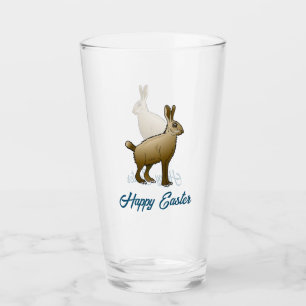 Easter Rabbit Glass
