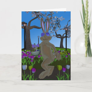 Easter Rabbit Holiday Card