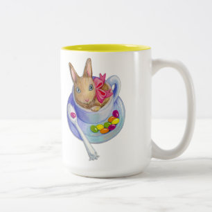 Easter Rabbit in Tea Cup