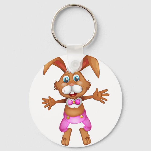Easter Rabbit Key Ring (Front)