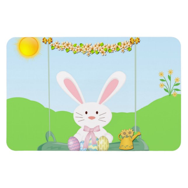Easter rabbit magnet (Horizontal)