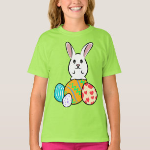 Easter Rabbit on Easter Eggs T-Shirt
