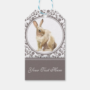 Easter Rabbit Personalised Gift Tags