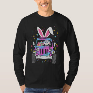 Easter Rabbit Riding Monster Truck Boys Girls Tod T-Shirt