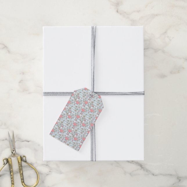 Easter Rabbits and Daisies  Gift Tags (With Twine)