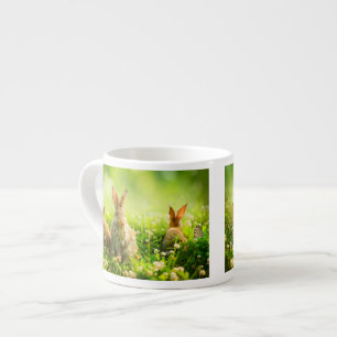 Easter Rabbits Espresso Cup