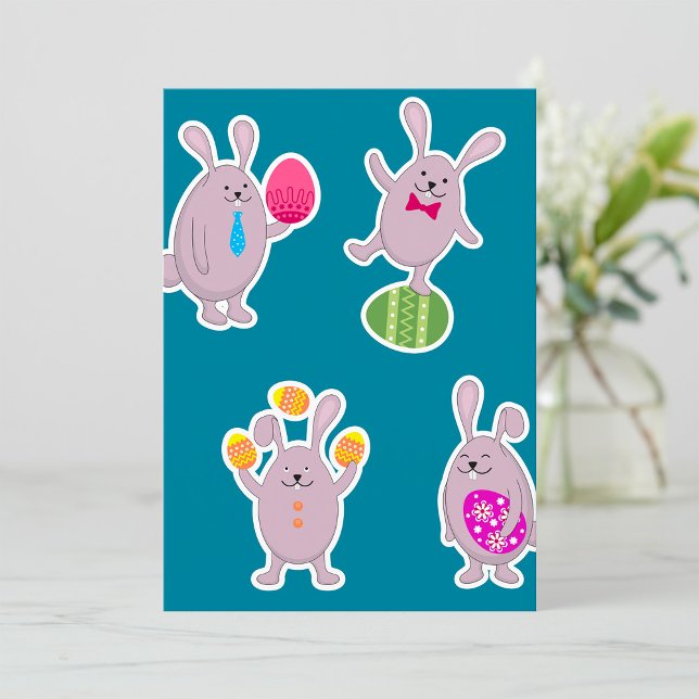 Easter Rabbits Invitations (Creator Uploaded)