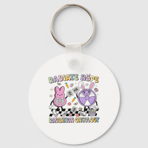 Easter Radiate Hope Radiation Oncology Nurse Xray Key Ring