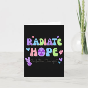 Easter Radiology Therapist Cute Bunny Radiation Th Card