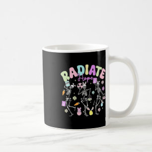 Easter Radiology Therapist Skeleton Dancing Radiat Coffee Mug