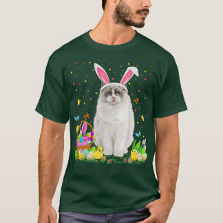 Easter Ragdoll Bunny Egg Hunting Ragdoll Easter Su T-Shirt