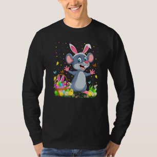 Easter Rat Bunny Egg Hunting Rat Easter Sunday  T-Shirt