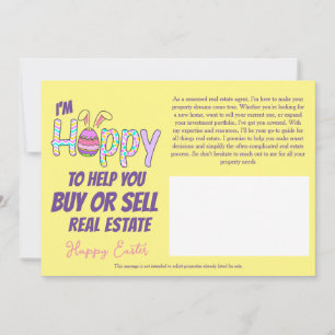 Easter Real Estate Business Card Mailer