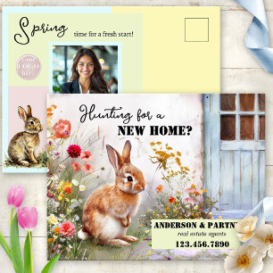 Easter Real Estate Business  Holiday Postcard