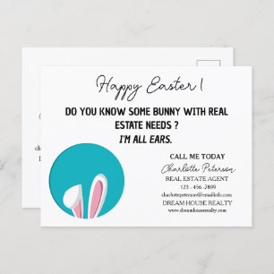 Easter Real Estate Marketing Farming Holiday Postcard