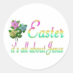 Easter Reason Classic Round Sticker
