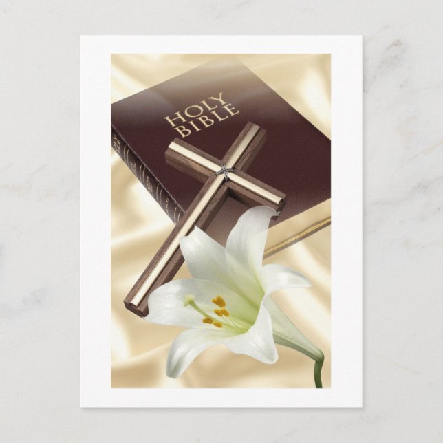 Easter Religious Greeting Card (Front)