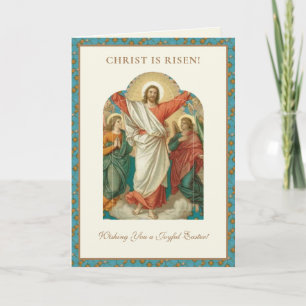 Easter Religious Resurrection Jesus Christian Holiday Card