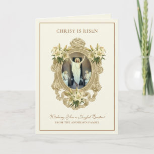Easter Religious Resurrection Jesus Christian Holiday Card
