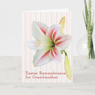Easter Remembrance Card for Grandmother