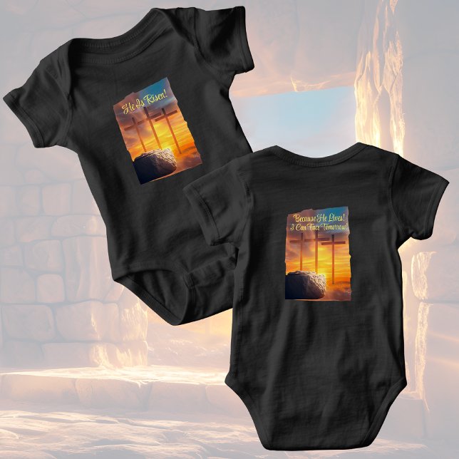 Easter Resurrection Celebration Baby Bodysuit (Creator Uploaded)