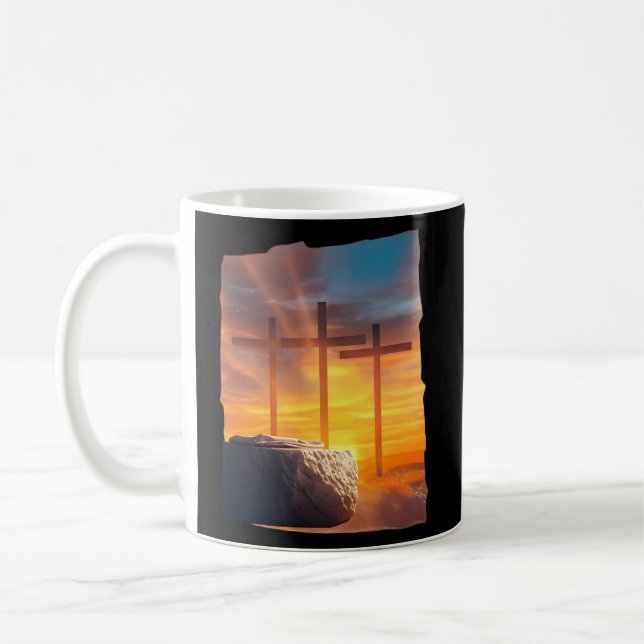Easter Resurrection Celebration Coffee Mug (Left)