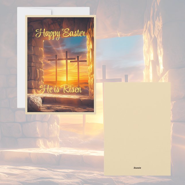 Easter Resurrection Celebration Greeting Card (Creator Uploaded)