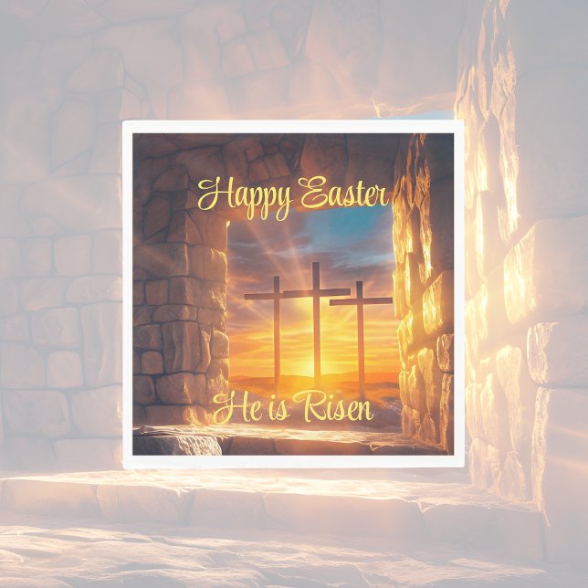 Easter Resurrection Celebration Paper Napkins (Creator Uploaded)