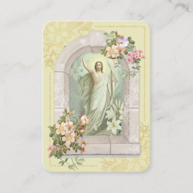 Easter Resurrection Holy Cards w/prayer St. John (Front)