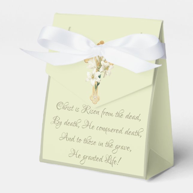 Easter Resurrection Pascha Prayer Favour Religious Box (Front Side)