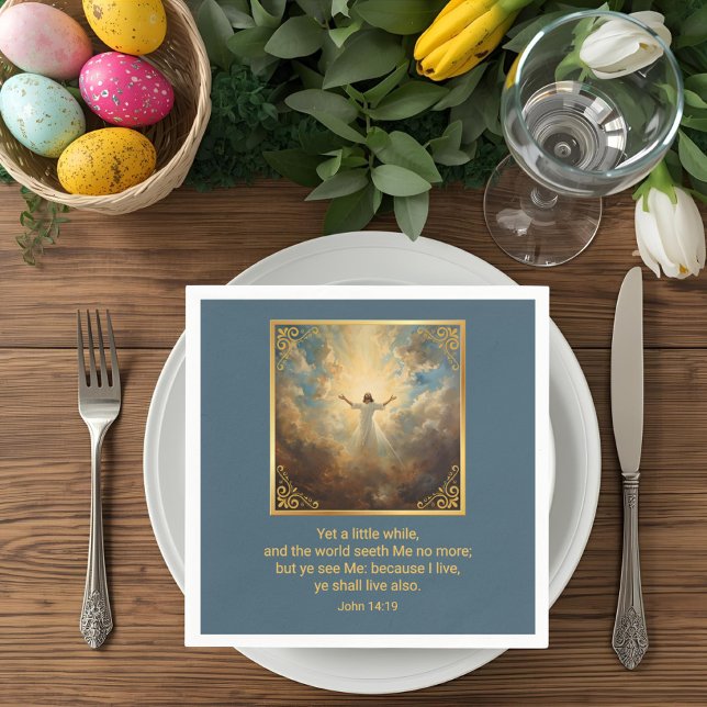 Easter Resurrection Religious  Napkin (Creator Uploaded)