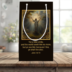 Easter Resurrection Religious Small Gift Bag