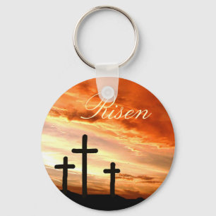 Easter risen key ring