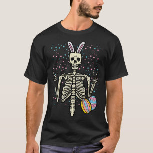 Easter Rocker Skeleton Rock Hand Men Boys Toddler  T-Shirt