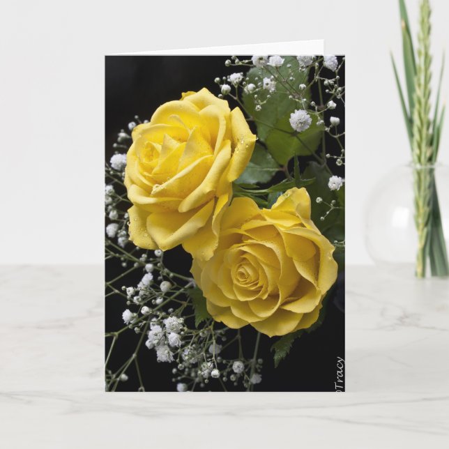 Easter Roses Holiday Card (Front)