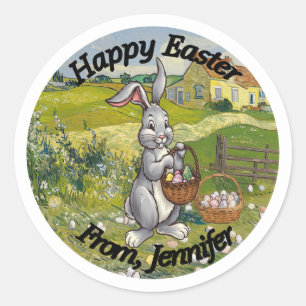 Easter Round Sticker