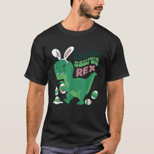 Easter Saurus Rex Eggs Bunny T Rex Dinosaur Boys G T-Shirt